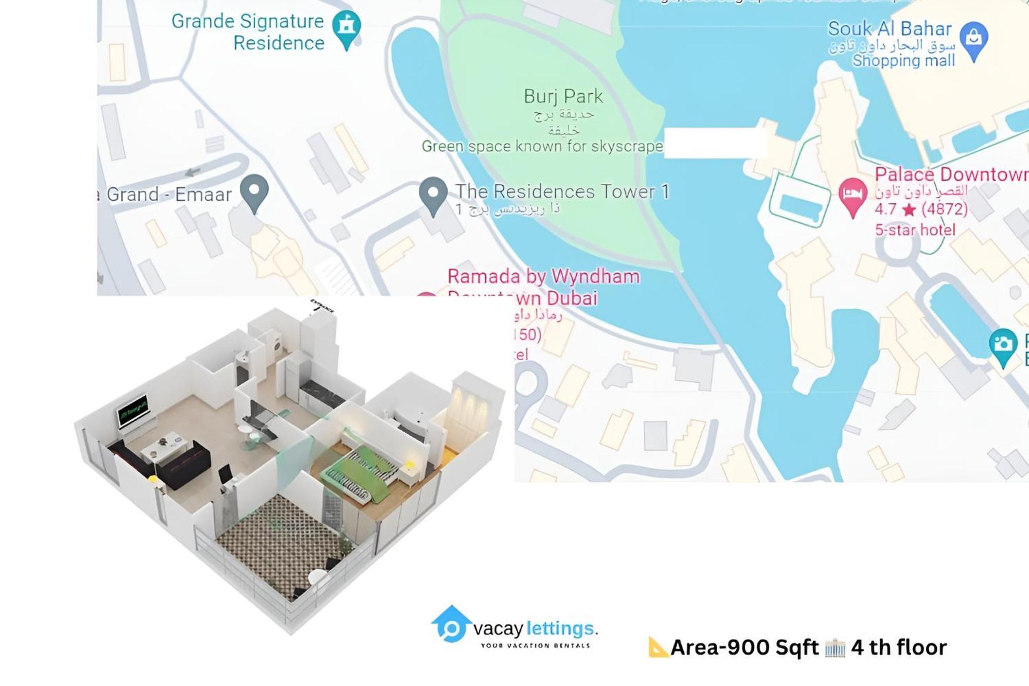 Vacay Lettings 1 Bed Close To Down Town Fountain View Dubai Ngoại thất bức ảnh
